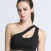 One Shoulder Solid Sports Fitness Yoga Bras