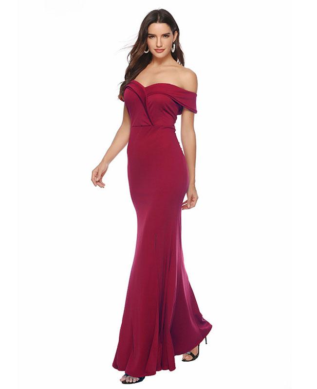 Off the Shoulder Formal Dresses for Women-8