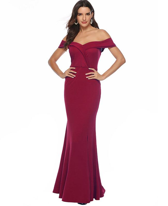 Off the Shoulder Formal Dresses for Women