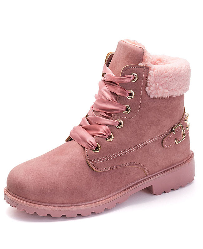 Lace Up Ankle Boots Combat Boots