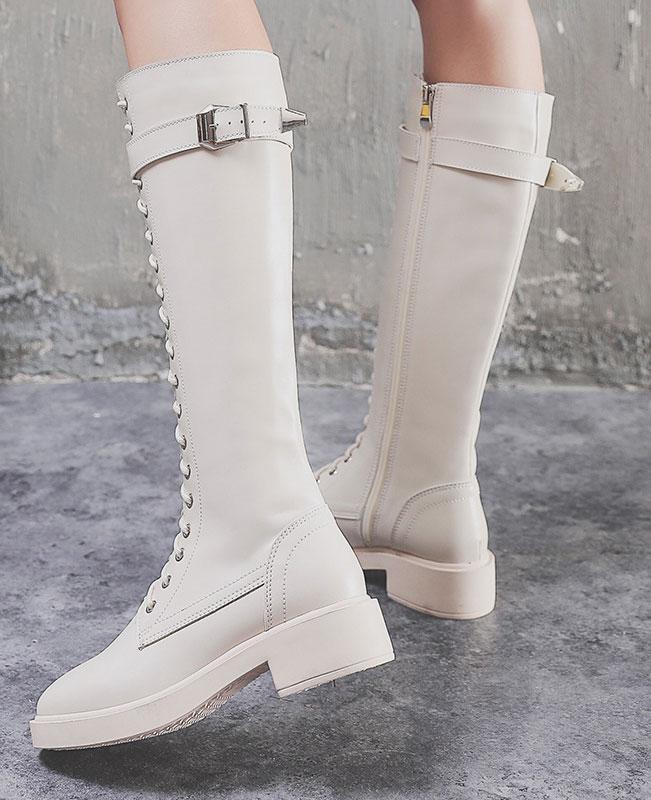 Lace Up Ridding Boots for Women-5