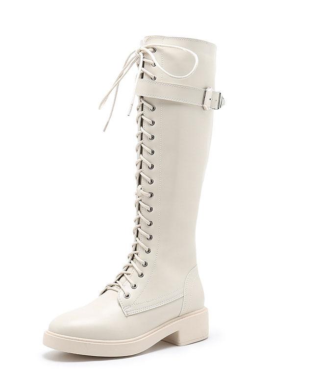 Lace Up Ridding Boots for Women-9