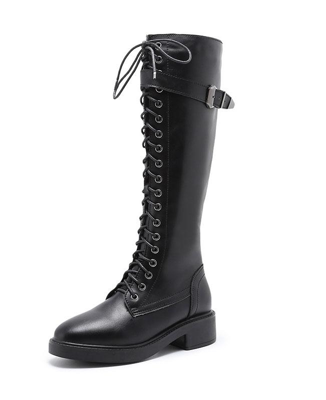 Lace Up Ridding Boots for Women-7