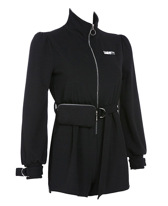 Long Sleeve Jumpsuit Short