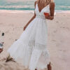 white bono dress