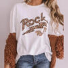 Cotton T-shirts Letter Print Basic T-shirt