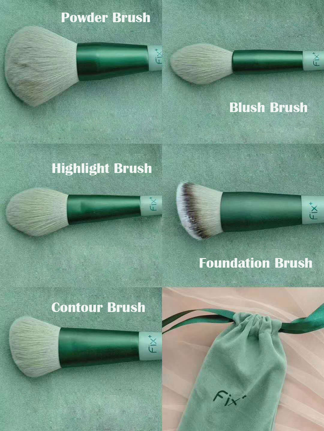 Professional Makeup Kits Eyeshadow Brushes Concealer Brush