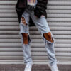 Ripped Jeans for Women Holy Jeans Street Jeans