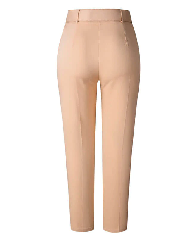Women's High Waist Cigarette Pants Skinny Slim Ankle Pants