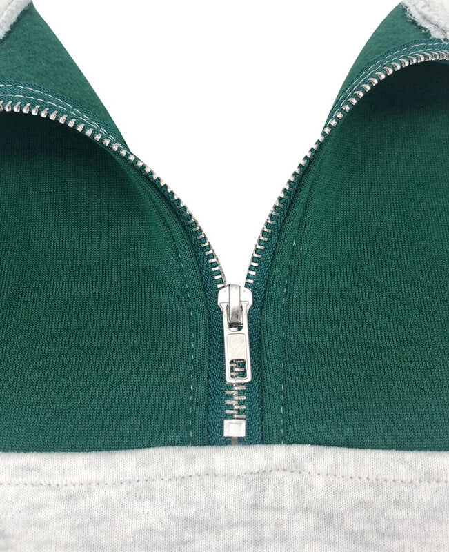 Fleece Half Zipper Vintage Sweatshirt