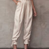 Solid Color High Waist Pants for Office Lady