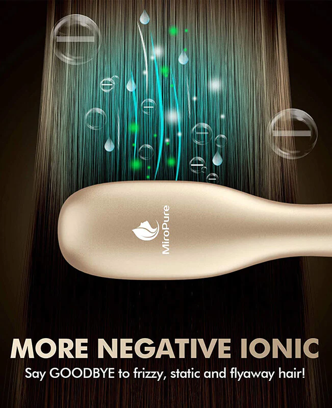 2 in1 Ionic Straightening Hair Straightener Comb