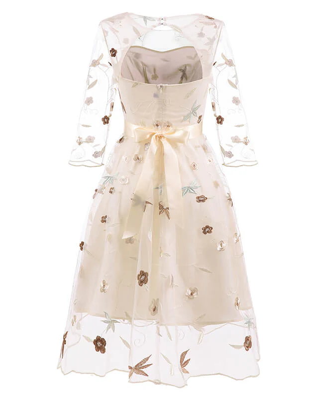 Floral Lace Princess Dresses for Women
