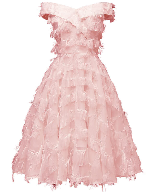 White Tassel Sleeveless Weding Dress