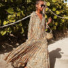 Loose Floral Bohemian Beach Dress For Women