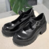 Lolita Shoes Women Vintage High Heel Platform Shoes