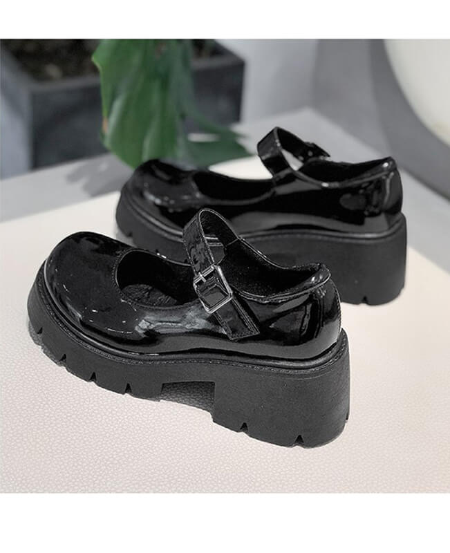 Lolita Shoes Women Vintage High Heel Platform Shoes