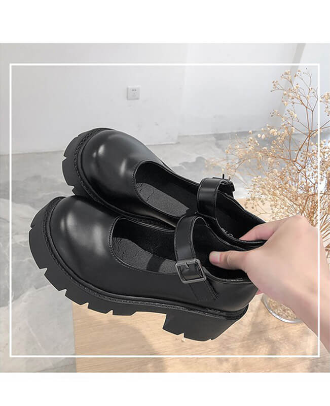 Lolita Shoes Women Vintage High Heel Platform Shoes