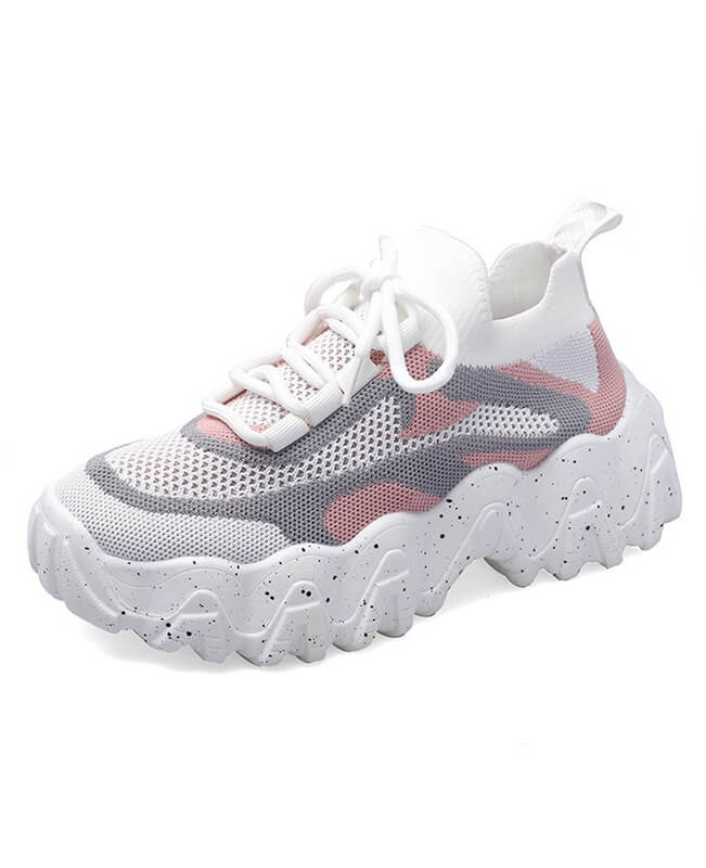 Women Breathable Platform Sneaker Sport Casual Running Shoes
