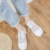 Womens Shoe Lace Breathable Flat