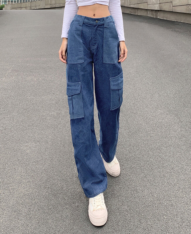 High Waist Hip-Hop Jeans for Women