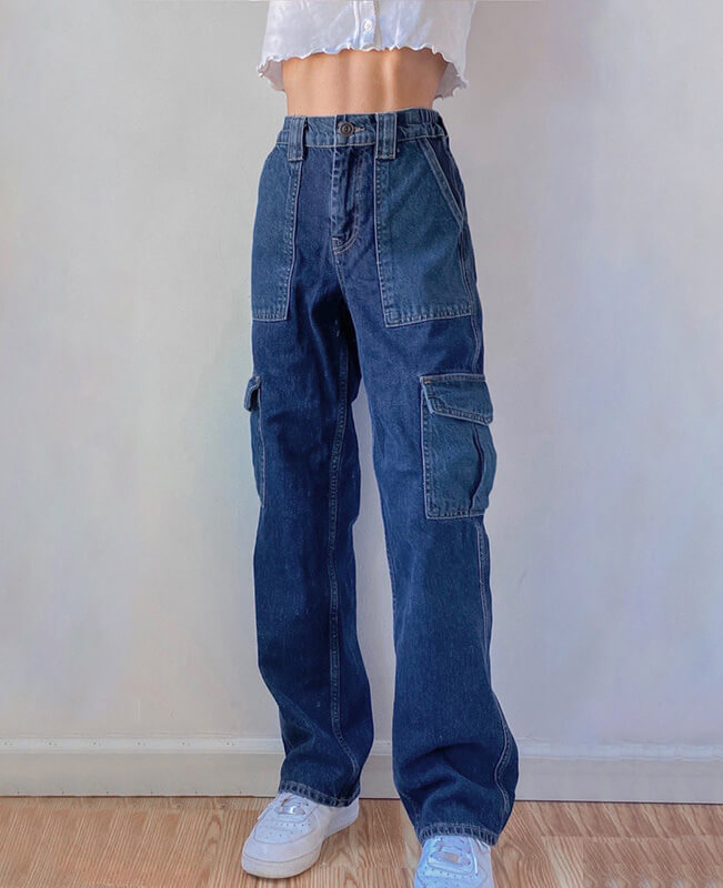 High Waist Hip-Hop Jeans for Women