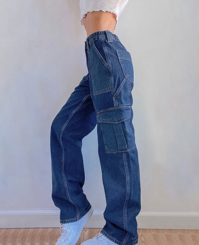 High Waist Hip-Hop Jeans for Women