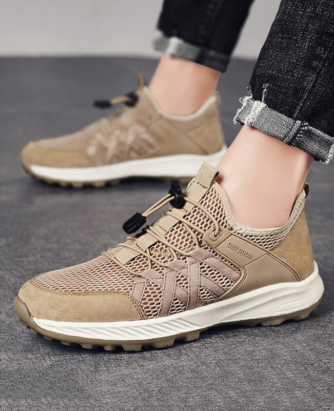 Flat Running Shoes for Men Low Top Casual Shoes