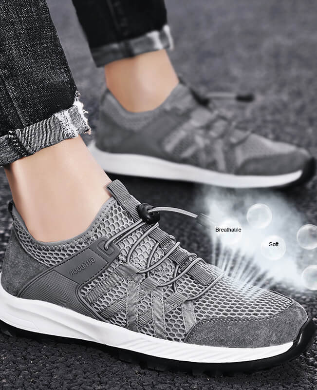 Flat Running Shoes for Men Low Top Casual Shoes