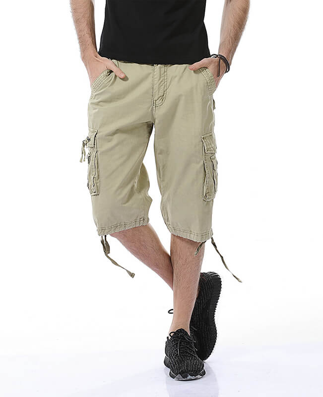 Multi Pocket Casual Camo Cargo Shorts Men Working Shorts