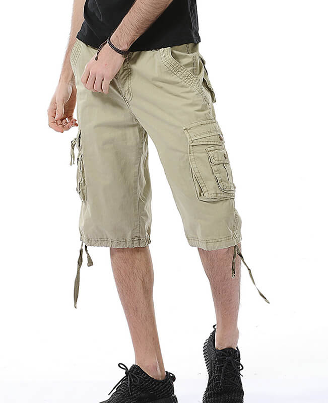 Multi Pocket Casual Camo Cargo Shorts Men Working Shorts
