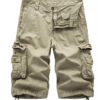 Multi Pocket Casual Camo Cargo Shorts Men Working Shorts