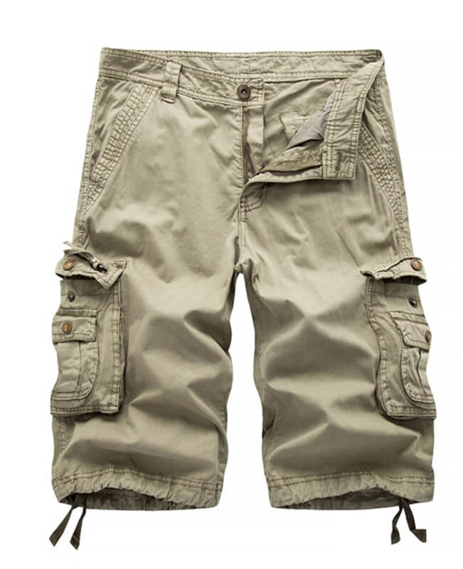 Multi Pocket Casual Camo Cargo Shorts Men Working Shorts