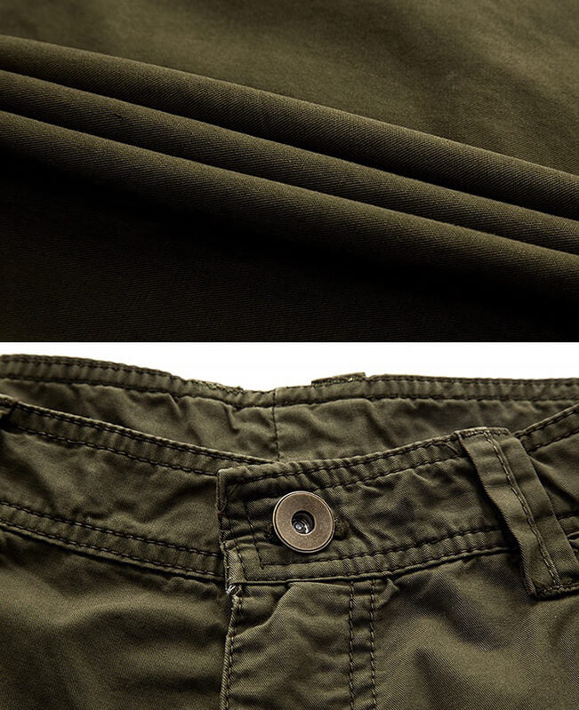 Multi Pocket Casual Camo Cargo Shorts Men Working Shorts