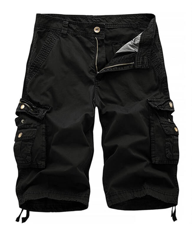 Multi Pocket Casual Camo Cargo Shorts Men Working Shorts