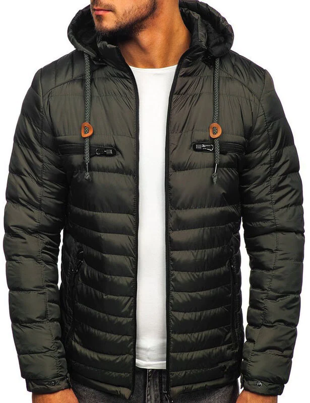 Men's Lightweight Hoodie Cotton Jacket