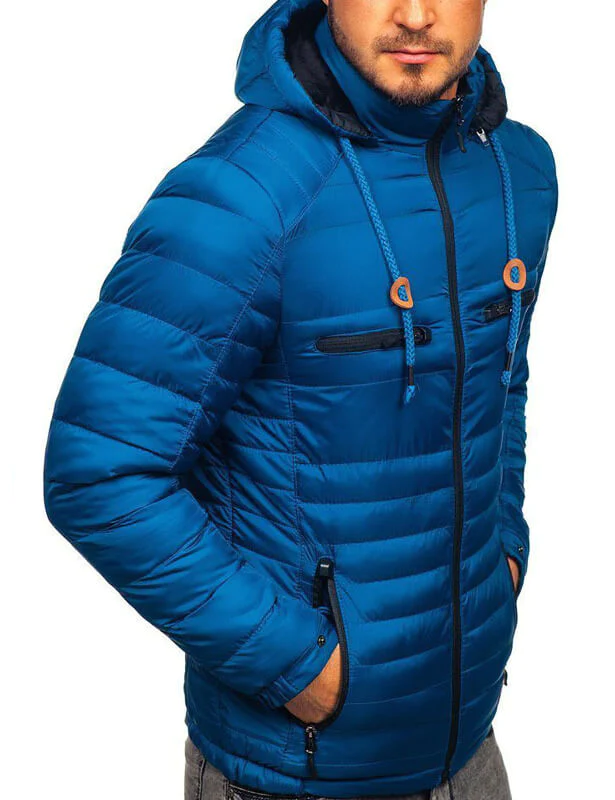 Men's Lightweight Hoodie Cotton Jacket