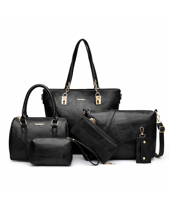 6-piece printed handbags D3