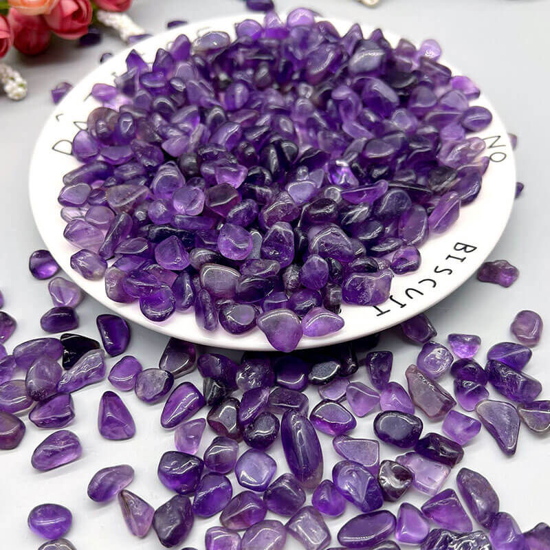 Amethyst Crystals Gravel Stone Bulk