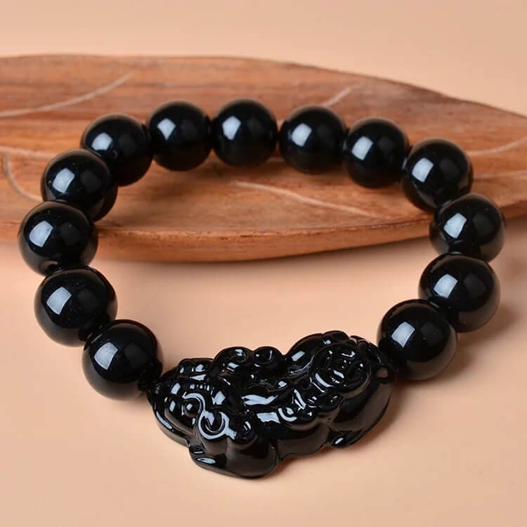 Black Obsidian Bracelet Black Pixiu Wholesale