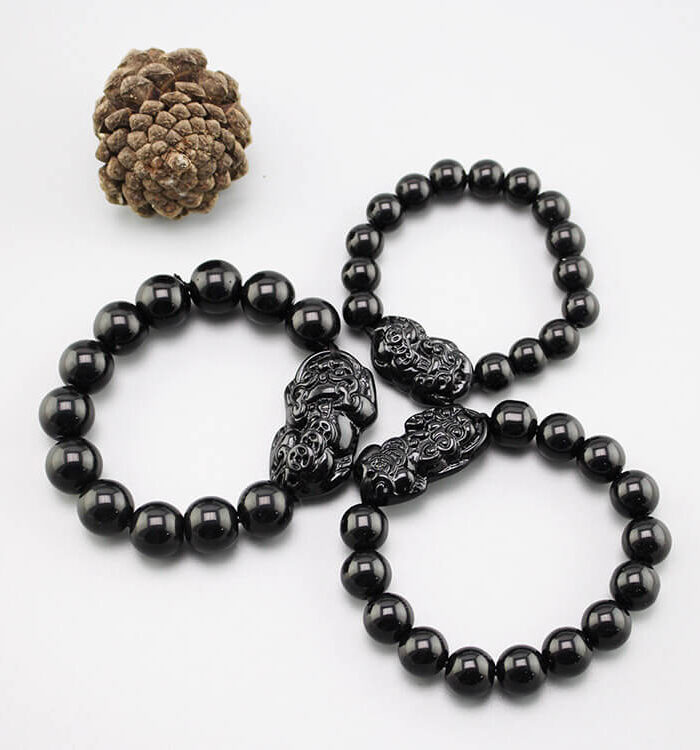 Black Obsidian Bracelet Black Pixiu Wholesale
