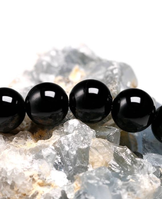 Black Obsidian Bracelet Crystal Beads Wholesale 3 1