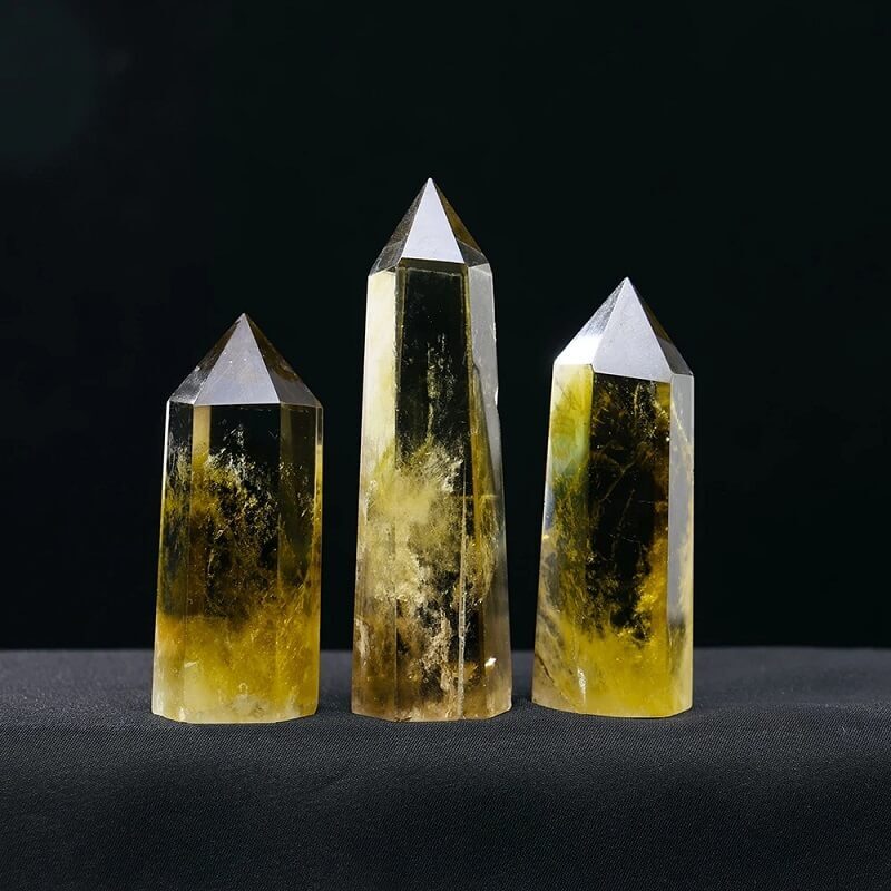 Citrine Crystal Tower Energy Stone 4