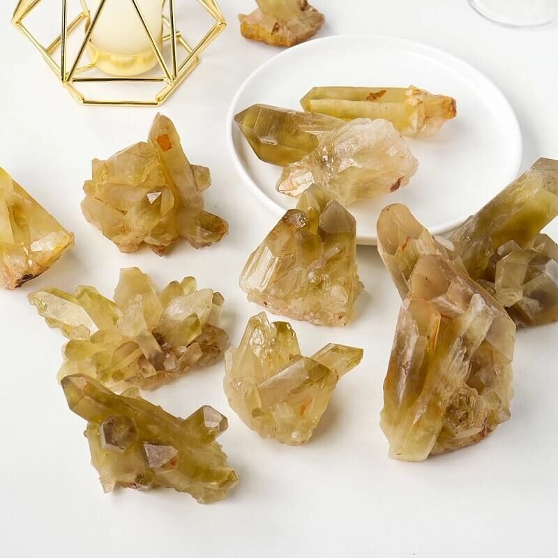 Citrine Quartz Cluster Gemstones Wholesale 4