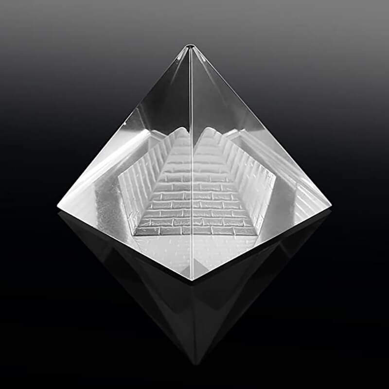 Clear Crystal Pyramid Inner Pyramid