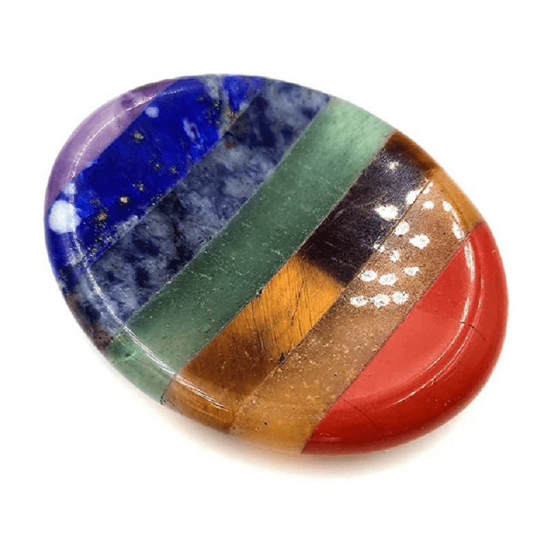 Colorful Chakra Worry Stones For Anxiety 1