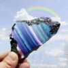 Colorful Rainbow Fluorite Crystal