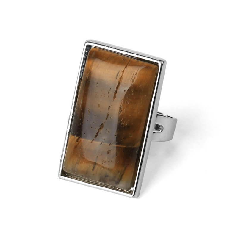 Crystal Rings Rectangle Stone-2