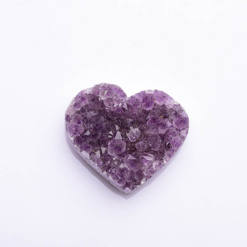 Heart Amethyst Crystal Clusters In Bulk 4