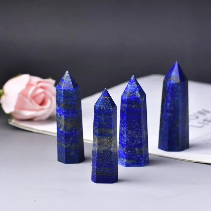 Lapis Lazuli Stone Tower Crystal 3